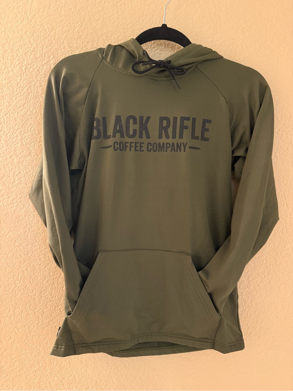 Olive Green Black Rifle Coffee Womens Hoodie